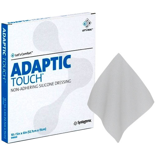 ADAPTIC Touch Non-Adhering Silicone Dressing, 5" x 6" 10 (PK)