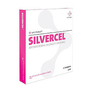 Silvercel Non-Adherent Antimicrobial Alginate Dressing 4