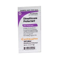 Secura Dimethicone Protectant, 3.5 g Packet 150 (PK)