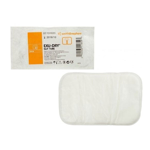 EXU-DRY Full Absorbency Slit Tube Dressing 4" x 6" 25 (BX)