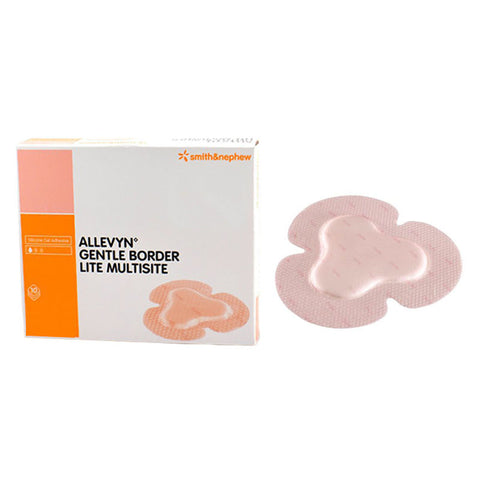 ALLEVYN Gentle Border Multisite Silicone Gel Adhesive Hydrocellular Dressing 10 (BX)
