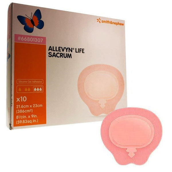ALLEVYN Life Foam Dressing, 8-1/2" x 9", Sterile 10 (BX)