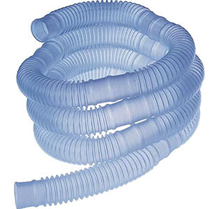 AirLife Corrugated Blue Tubing,  4' Segmented Every 6