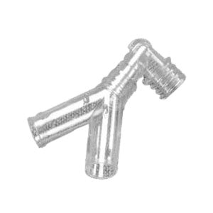 AirLife Adult Y Connector with Elbow 22 mm O.D. 1 (EA)
