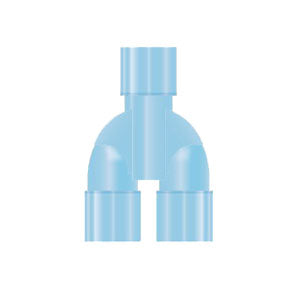 Trach Y-S Port Blue 1 (EA)