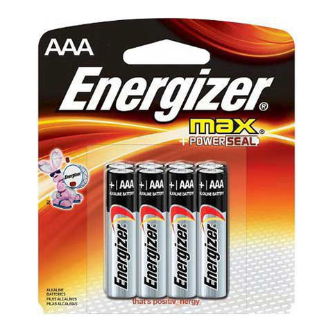 Energizer Max AAA Alkaline Battery, 4 Count 4 (PK)