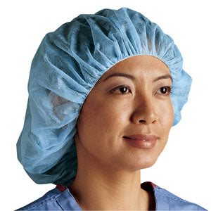 Bouffant Cap, Spunbounded, Blue, 21