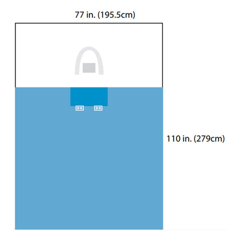 Eyescape Clear Eye Drape with Pouch, 77