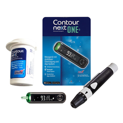 Contour Next ONE Blood Glucose Meter With Bluetooth, Includes Lancing Device and Lancets 1 (EA)
