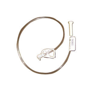 Button Continuous Feeding Tube with 90 Degree Adapter 18 fr x 24