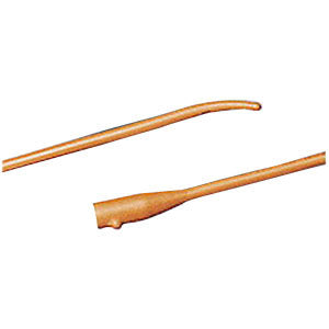 Coude Tiemann One-Eye Latex Catheter 26 Fr 16