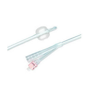 2-Way 100% Silicone Foley Catheter 20 Fr 30 cc 1 (EA)