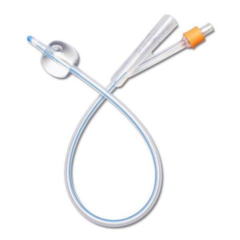 Lubri-Sil 2-Way 100% Silicone Foley Catheter 24 Fr 5 cc 12 (CA)