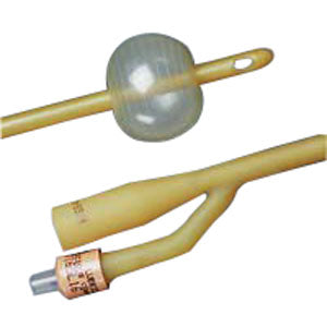 Economy LUBRICATH 2-Way Foley Catheter 16 Fr 5 cc 12 (CA)