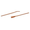 BARDIA Coude Red Rubber Urethral Catheter 18 Fr, 16