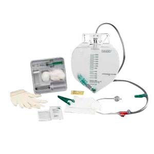 Silicone Drain Bag Foley Tray, 2000 mL, 16 fr 1 (EA)