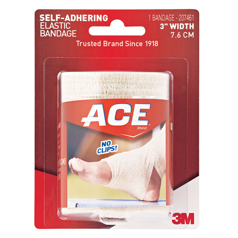 Ace Self-Adhering Bandage 3" x 4-1/5' 1 (EA)