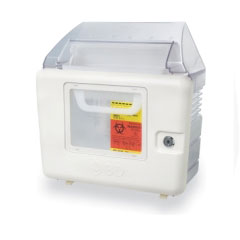 5.4 Qt Wall Cabinet Sharps Container with Shield 1 (EA)
