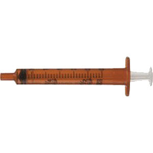 Oral Syringe with Tip Cap 1 mL, Amber (500 count) 500 (CA)