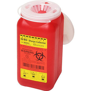 Sharps Collector, 8 Qt, Nestable with Funnel Top 1 (EA)