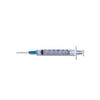 Luer-Lok Syringe with Detachable PrecisionGlide Needle 25G x 5/8