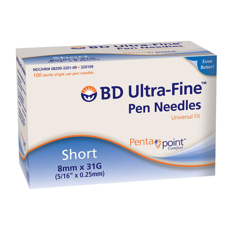 Ultra-Fine III Short Pen Needle 31G x 5/16" (100 count) 100 (BX)