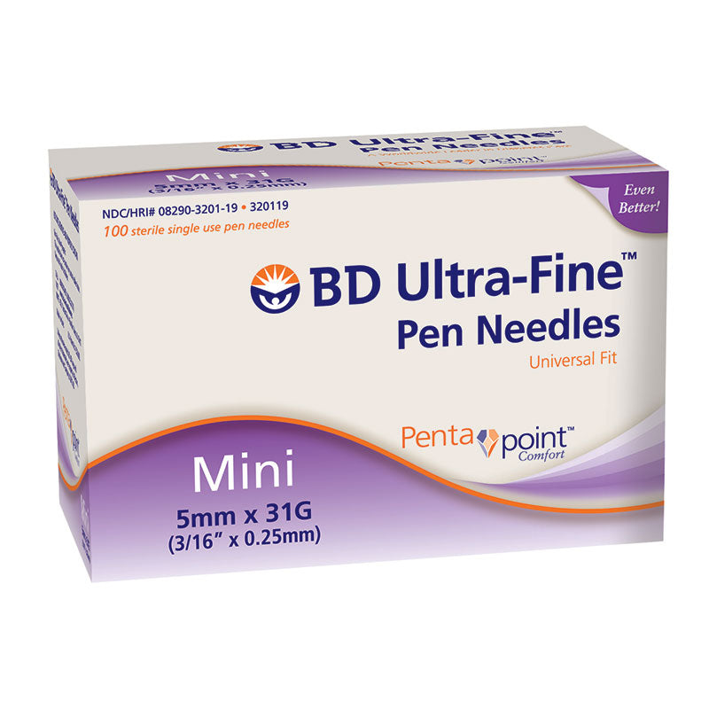 Ultra-Fine III Mini Pen Needle 31G x 3/16" (100 count) 100 (BX)