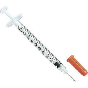 Ultra-Fine Insulin Syringe with Half-Unit Scale 31G x 6 mm, 3/10 mL (100 count) 100 (BX)