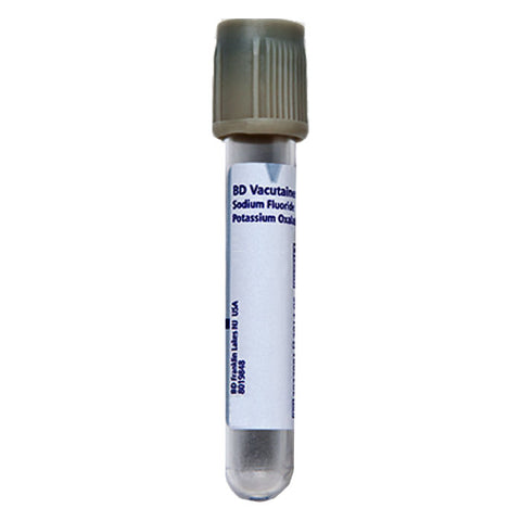 BD Vacutainer Glass Fluoride Tube, 16x100 mm, 10.0 mL 1000 (CA)
