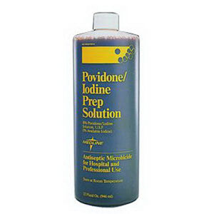 Povidone Iodine Prep Solution, 10% USP, 8 oz. Bottle 1 (EA)