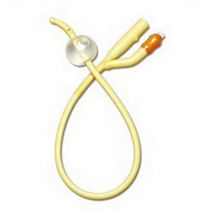 Coude 2-Way Silicone-Elastomer Coated Foley Catheter 14 Fr 5 cc 1 (EA)