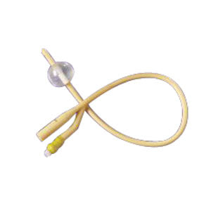 2-Way Silicone-Elastomer Coated Foley Catheter 12 Fr 10 cc 12 (CA)