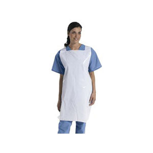 Protective Poly Disposable Apron 24" x 42" 100 (BX)