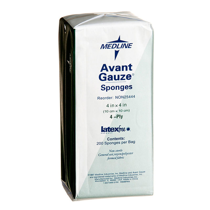 Avant Non-Sterile Non-Woven Gauze Sponge 4" x 4", 4-Ply 200 (PK)