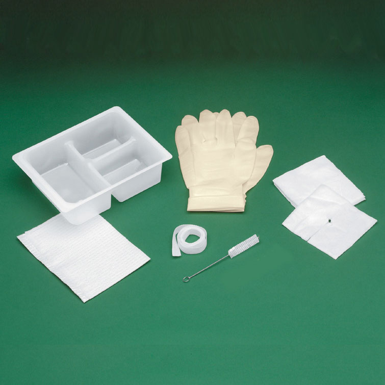 Basic Tracheostomy Clean and Care Tray 4" x 4" 1 (EA)