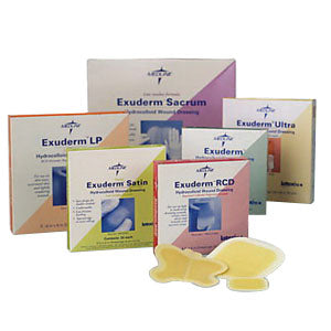 Exuderm Low Profile Colloidal Hydrocolloid Dressing 4" x 4" 10 (BX)