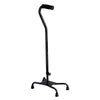 Guardian Aluminum Small Base Quad Cane, Black 1 (EA)