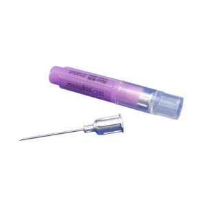 Monoject Rigid Pack Hypodermic Needle with Aluminum Hub 25G x 2