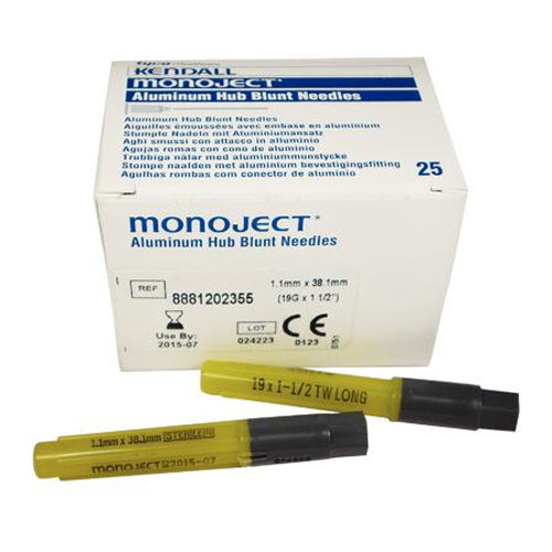 Monoject Blunt Cannula 19 Gauge x 1-1/2" 100 (CA)