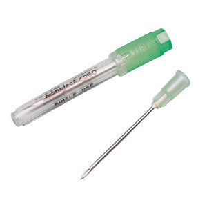 Monoject Rigid Pack Hypodermic Needle with Polypropylene Hub 18G x 1" (100 count) 100 (BX)