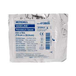 Vaseline Sterile Non-Adherent Petrolatum Gauze Strip 3" x 9" 1 (EA)