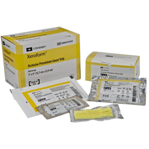 Xeroform Occlusive Petrolatum Gauze Strip, Overwrap, 1