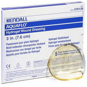 Dermacea Aquaflo Hydrogel Wound Dressing Disc 4-3/4
