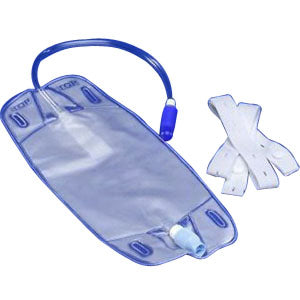 Dover Urine Leg Bag with Twist Valve and Straps, 25 oz. 1 (EA)