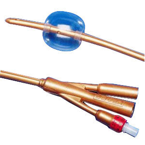 Dover 2-Way Silicone Foley Catheter 24 Fr 5 cc 1 (EA)
