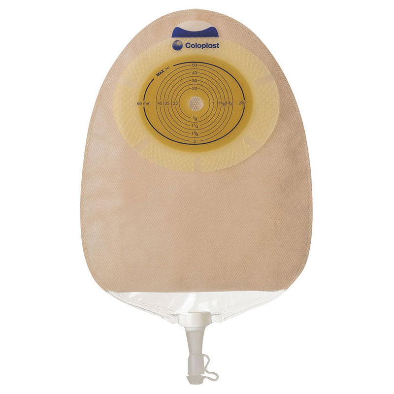 SenSura Xpro Convex Light Extended Wear Urostomy Pouch Pre-Cut 1" Opaque 10 (BX)