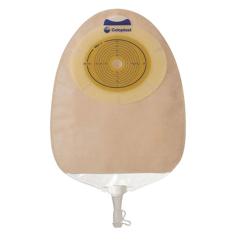 SenSura Xpro Convex Light Extended Wear Urostomy Pouch Cut-To-Fit 5/8"-1-5/16" Transparent 10 (BX)
