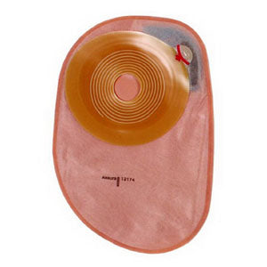 Assura 1-Piece Closed Pouch Oval Cut-to-Fit 3/4" - 2-1/8", Opaque 30 (BX)