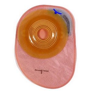 Assura 1-Piece Closed Pouch Precut Convex 1-1/4", Opaque 10 (BX)