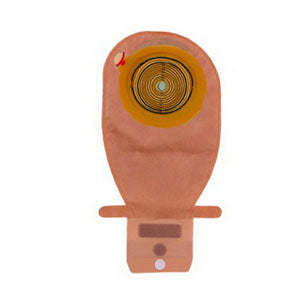 Assura 1-Piece Wide Outlet Drainable Pouch Cut-to-Fit Non-Convex 3/8" - 2-3/4", Opaque 10 (BX)